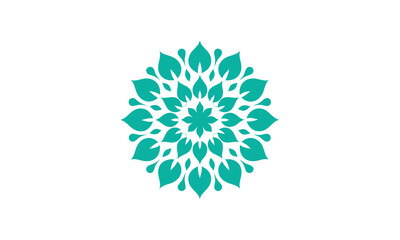 Obraz premium mandala flower vector, Simple line art, mandala silhouette, Patterns, artwork, Henna, Mehndi, tattoo, decoration, Decorative ornament, Coloring book, Vector illustration, vibrant, printing, abstract,