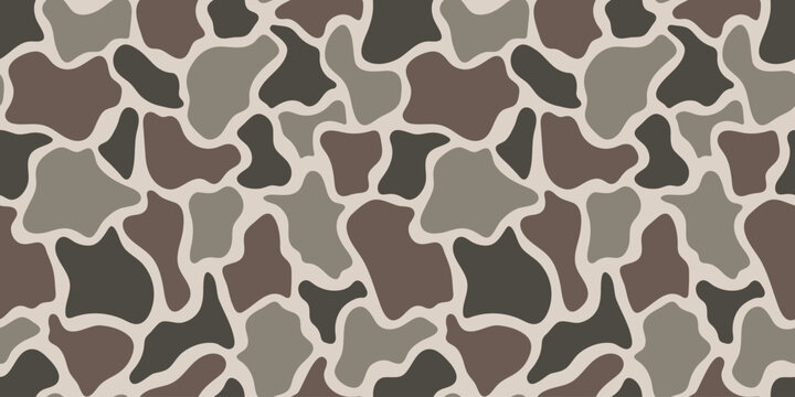 Duck hunting camouflage. Old School camo pattern. Digital camouflage. Marsh camo design. 