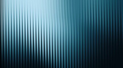 Fototapeta premium Abstract blue vertical lines background with soft gradient light and dark shadows