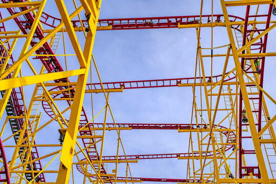 typical tracks of a rollercoaster
