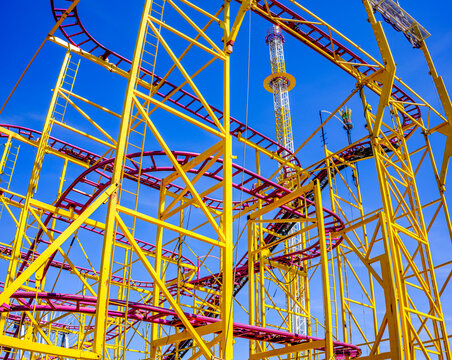 typical tracks of a rollercoaster