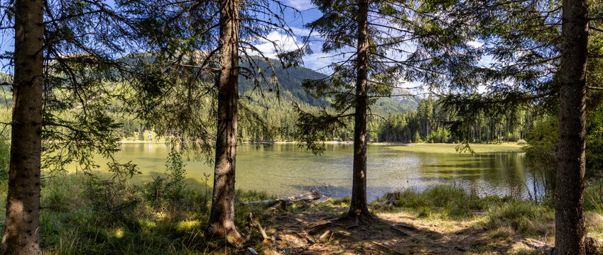 lake Ingeringsee in the Seckau Tauern ( Seckau Alps ) in Styria, Austria