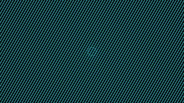 Dark teal diagonal dot mesh grid with subtle central glow for tech looping background overlay