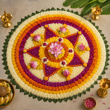 pookalam  onam