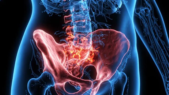 Stunning 3D CGI render of the human digestive system showing inflammation and internal structures ideal for medical education and healthcare marketing materials.