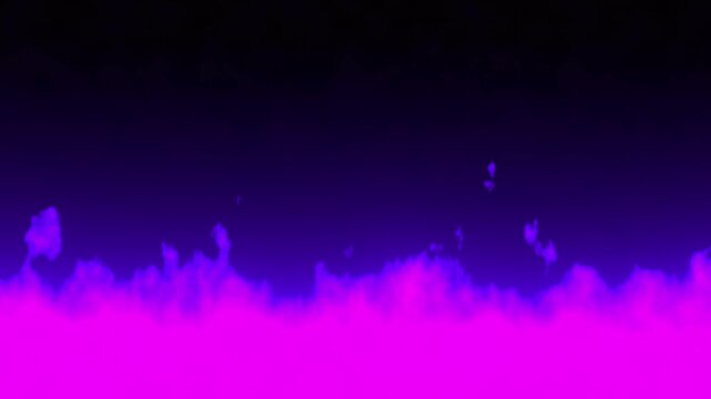 Sinister Purple Flames Burning in Deep Darkness, Mysterious Dark Magic Fire With Supernatural Energy and Eerie Atmosphere, Occult Fantasy  Background