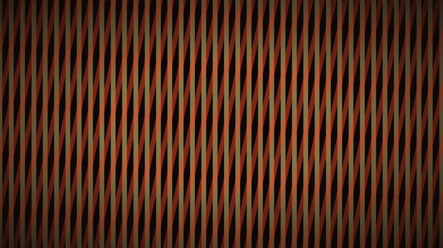 Moire Interference Pattern in Ember Red-Orange Tones &ndash; Seamless Loop 4K Motion Background