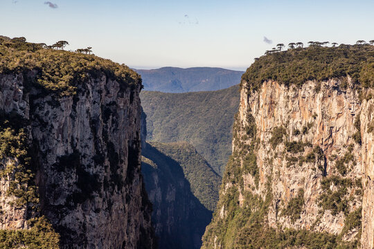 Itaimbezinho Canyon with Forest and cliffs