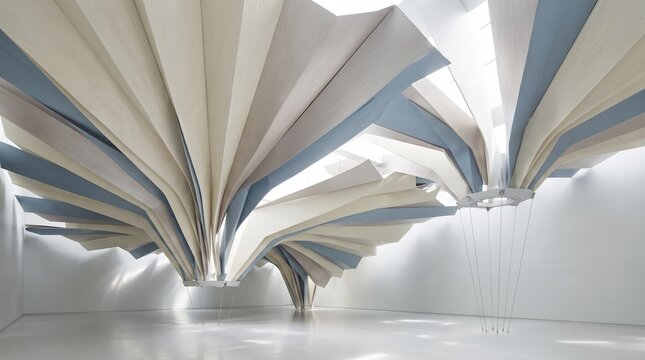 Designing suspended architectura Parametric Architectural Concept