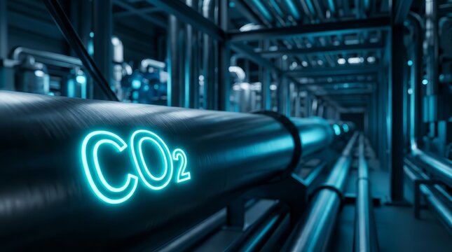 Industrial CO2 pipeline system for carbon capture utilization and storage.