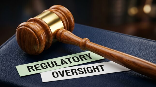 Wooden gavel representing justice, law, and regulatory oversight in business compliance.