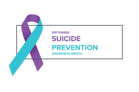 Vector illustration on the theme of National suicide prevention month observed each year during September banner, Holiday, poster, card and background design.