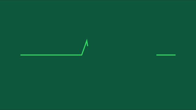 Mathematical square root symbol animation on green screen 4k background, mathematics equation