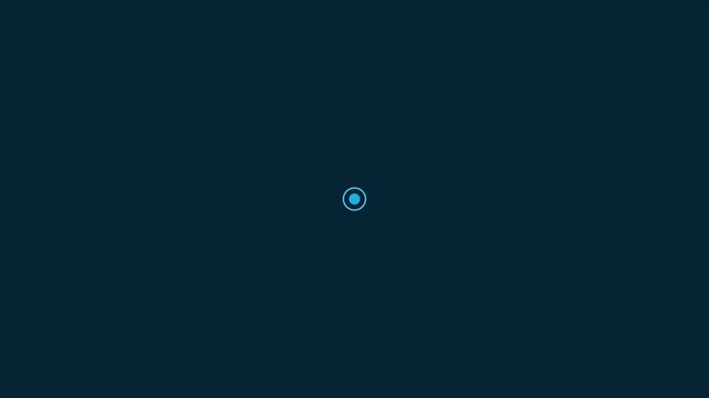 Minimalist blue loading spinner animation for web and app interface 4k progress waiting