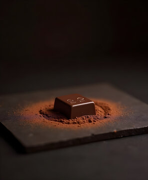 Dark Chocolate Truffle with Cocoa Powder