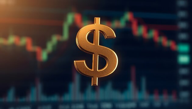 dollar sign on a graph