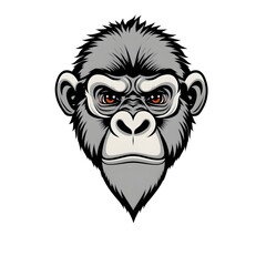 Obraz premium Chimpanzee face with intense expression