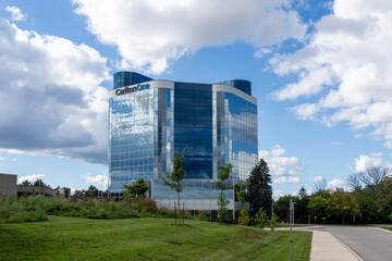 Obraz premium Markham, Ontario, Canada - September 5, 2026: Carlton One Global Headquarters in Markham, Ontario, Canada. CarltonOne Engagement is an acquired company. 