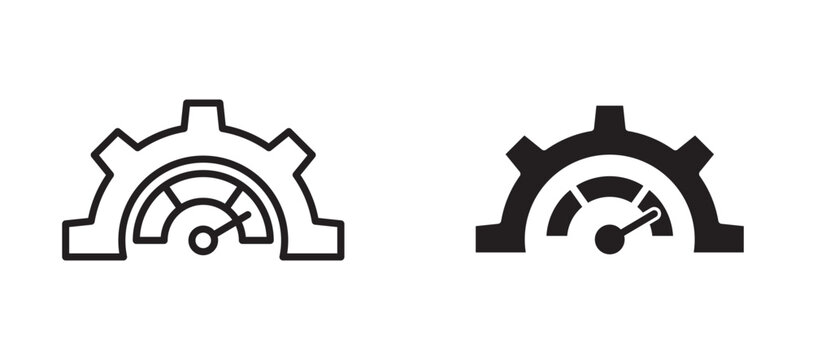Potential icon flat outline in black