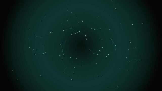 Mint Teal Neural Data Plexus Motion Loop 123