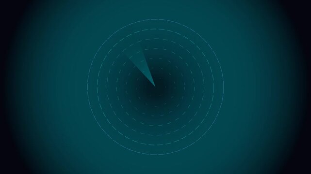 Cyan Electric Hud Cyber Radar Motion Loop 151