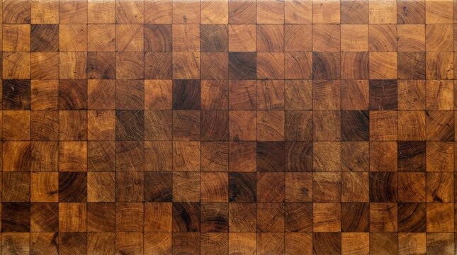 Seamless wooden background with a rich brown texture