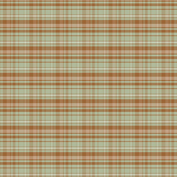 Soft Brown Green Plaid Seamless Textile Fabric Pattern