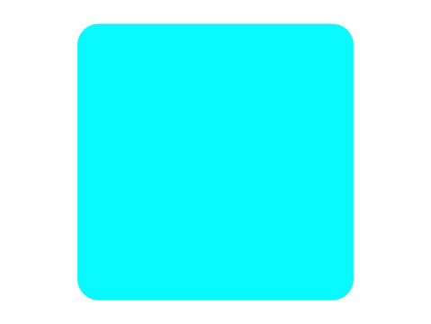 Square rounded square. Blank blue square button vector file