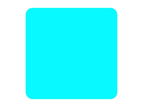 Square rounded square. Blank blue square button vector file