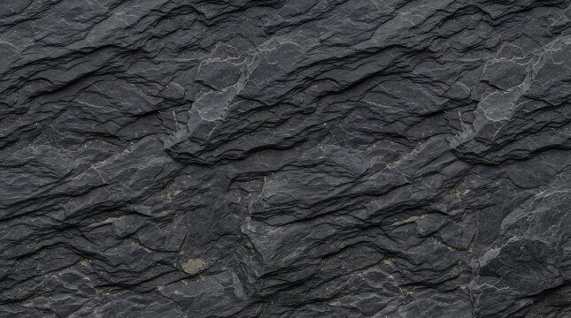 Dark grey slate stone texture background with rough surface