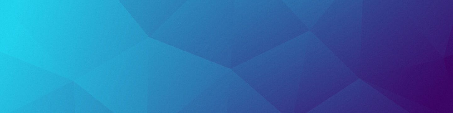 Abstract purple and cyan Dynamic Geometric Crystal Background &ndash; Flowing Low Poly Banner with Prismatic Reflections
