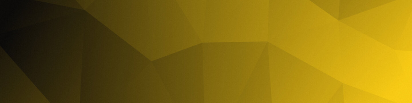 Abstract stone and yellow Directional Crystal Background &ndash; Flowing Low Poly Banner with Glossy Reflections