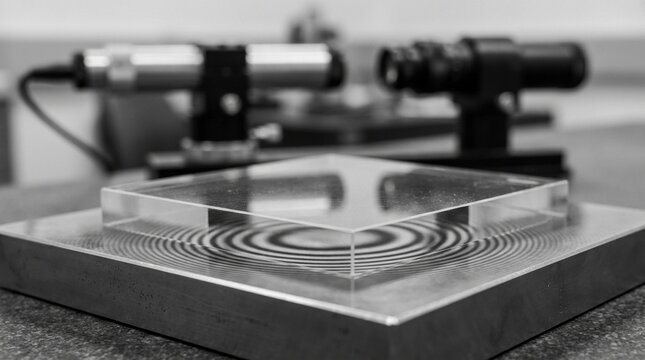 Optical Interference Pattern for Precision Surface Measurement