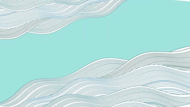 Abstract Flowing Wavy Lines Pattern 4K
