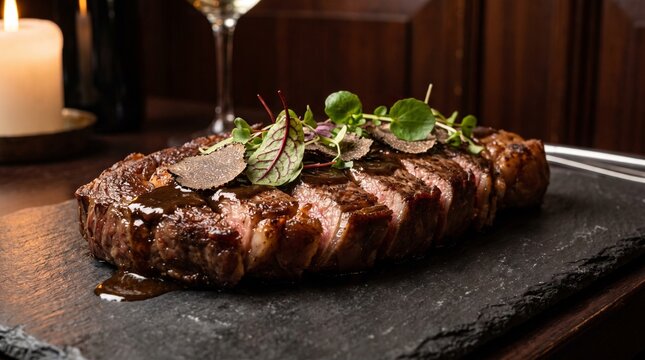 Wagyu Beef Steak With Truffle 2k 202609060838 High Quality Stock Photograph