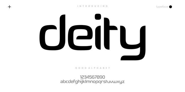 Modern Rounded Display Font for Minimal Logo Branding and Clean Typography