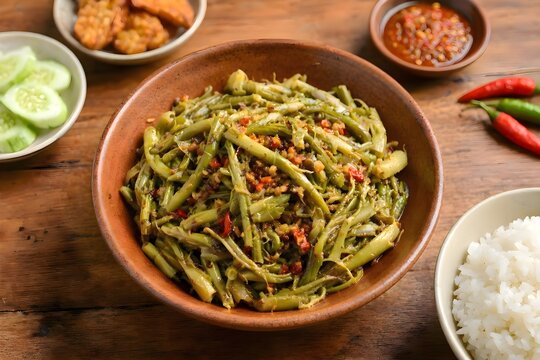 mbu Traditional Lampung Wild Vegetable Dish