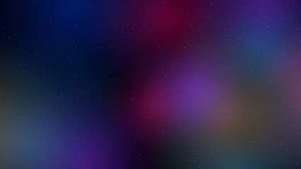 Deep space background featuring orange and blue nebula clouds digital art illustration © Abdulla