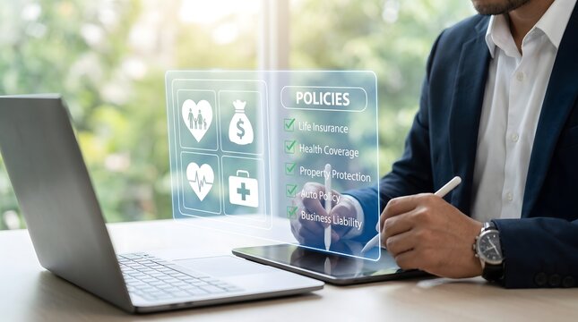 A professional analyzes complex data and financial trends using a laptop demonstrating the power of technology in modern business analysis and strategic