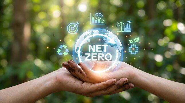 Achieving net zero emissions a sustainable future through innovation collaboration and responsible environmental stewardship for generations to come