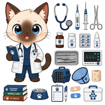 Siamese Vet Doctor