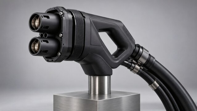 Studio Product View of 3.75MW Megawatt Charging System (MCS) Heavy Fleet Dispenser Plug