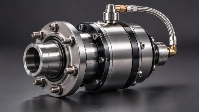 Studio Product View of Rotary Axle Seal Hub for Central Tire Inflation System (CTIS)