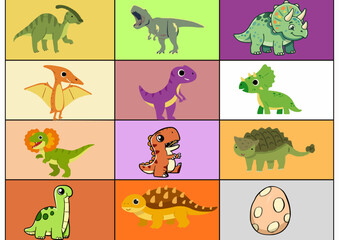 Obraz premium Funny dinosaur pictures 