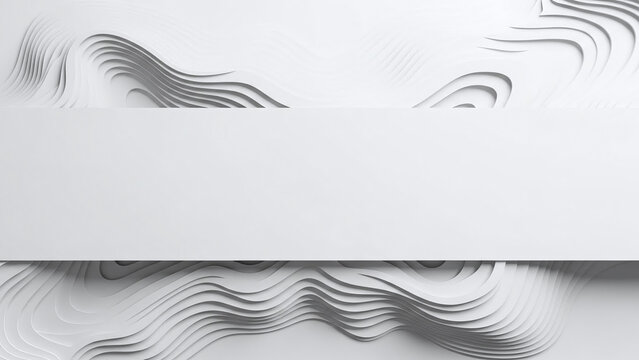 Abstract winter wave texture design with frosty gray and white gradient for modern digital background