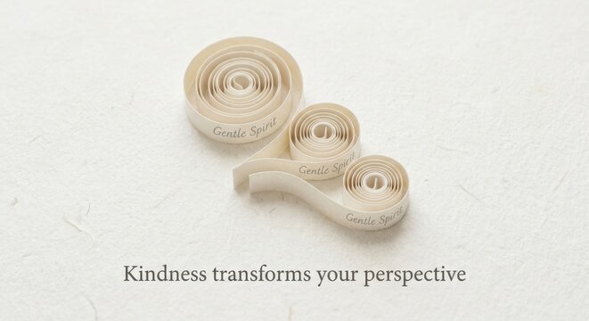 Gentle Spirit Paper Spirals with Kindness Message