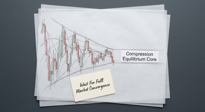 Financial Market Analysis Chart with Trading Strategy Notes