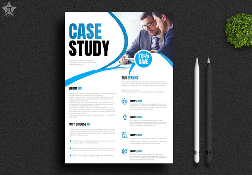 Case Study Flyer Template