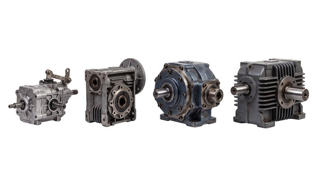 gearbox PNG set , white background as transparent