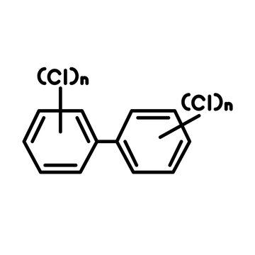 Polychlorinated Biphenyls (PCBs) Chemical Structure